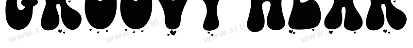 Groovy Heart Regular字体转换